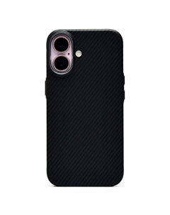 Чехол-накладка Activ SM028 SafeMag Carbon для смартфона Apple iPhone 16, карбон, черный (236557)