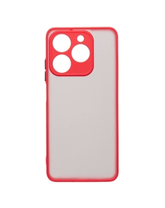 Чехол-накладка Activ PC041 для смартфона Realme C63 4G, силикон, красный (236934)