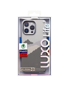 Чехол-накладка Luxo Creative PC для смартфона Apple iPhone 16 Pro Max, TPU, серый 125 (235617) Luxo creative