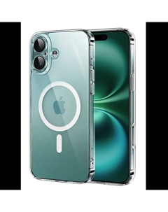Чехол-накладка UGREEN MagSafe CA109 для смартфона Apple iPhone 16, поликарбонат, прозрачный (45921) Ugreen