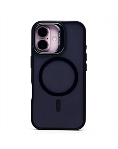 Чехол-накладка Activ SM026 SafeMag для смартфона Apple iPhone 16, пластик/силикон, черный (236458)