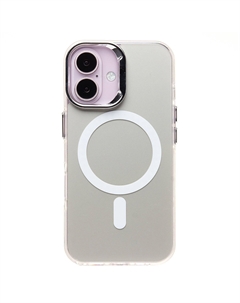 Чехол-накладка Activ SM025 SafeMag для смартфона Apple iPhone 16, силикон, белый (235548)