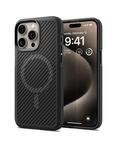 Чехол-накладка Spigen Core Armor для смартфона Apple iPhone 15 Pro Max, TPU, черный (ACS06442)