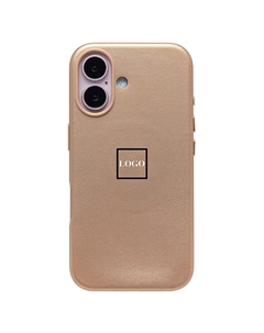 Чехол-накладка ORG SM002 SafeMag для смартфона Apple iPhone 16, экокожа, золотистый (238668) Org