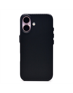 Чехол-накладка Activ PC089 для смартфона Apple iPhone 16, силикон, черный (236529)