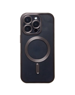 Чехол-накладка Activ SM027 SafeMag для смартфона Apple iPhone 16 Pro, силикон, черный (235516)