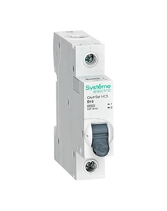 Выключатель автоматический Systeme Electric City9 Set однополюсный (1P/1П) 16А B 6 kA (C9F16116) Systeme electric