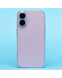 Чехол-накладка Activ PC073 для смартфона Apple iPhone 16, силикон, прозрачный (236479)