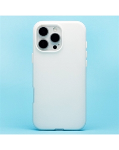 Чехол-накладка Activ SC346 для смартфона Apple iPhone 16 Pro Max, силикон, белый (238151)