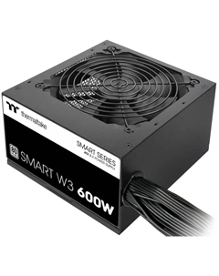 Блок питания 600 Вт ATX Smart W3, 120 мм, 80 Plus, Retail (PS-SPW-0600NNFAWE-1) Thermaltake