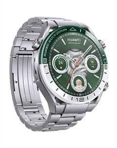 Смарт-часы Huawei Watch Ultimate, 1.5" Amoled, титан/зеленый (55020DSG)