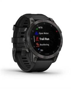 Смарт-часы Garmin Epix gen.2, 1.3" Amoled, черный (010-02582-11)
