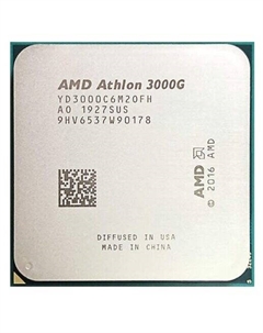 Процессор Athlon-3000G Picasso, 2C/4T, 3500MHz 4Mb TDP-35 Вт SocketAM4 tray (OEM) (YD3000C6M2OFH) б/у, отказ от покупки, царапина на теплосъёмнике Amd