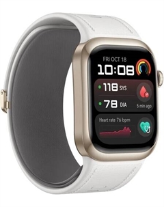 Смарт-часы Huawei WATCH D2, 1.82" Amoled, золотистый/белый (55020DJG)