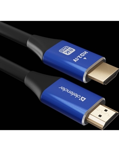 Кабель HDMI(19M)-HDMI(19M) 4K/8K, v2.1/2.1, экранированный, 3 м, черный HDMI-2 (87332) Defender