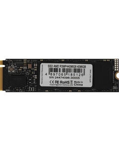Твердотельный накопитель (SSD) 1Tb Radeon R3 R3MP44096G8, 2280, M.2, NVMe (R3MP44096G8) Retail Amd