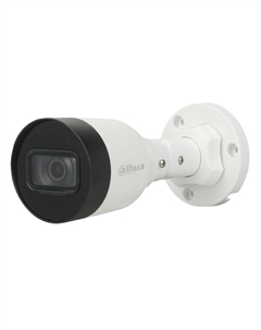 IP-камера DH-IPC-HFW1239S1P-LED-0360B-S6 3.6 мм, уличная, корпусная, 2 Мпикс, CMOS, до 1920x1080, до 30 кадров/с, LED подсветка 15м, POE, -40 °C/+60 °C, белый/черный (DH-IPC-HFW1239S1P-LED-0360B-S5) Dahua