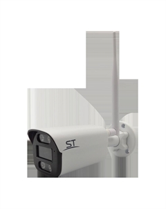 IP-камера ST-SX4531 2.8 мм, уличная, купольная, 4 Мпикс, CMOS, до 2560х1440, до 25 кадров/с, ИК подсветка 30м, WiFi, POE, -40 °C/+60 °C, белый (ST-SX4531 WiFi (2,8mm)) Space technology