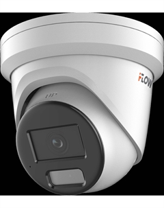 IP-камера F-IC-2386CM 2.8 мм, уличная, купольная, 8 Мпикс, CMOS, до 3840×2160, до 25 кадров/с, ИК подсветка 40м, POE, -40 °C/+60 °C, белый (311329072) Iflow