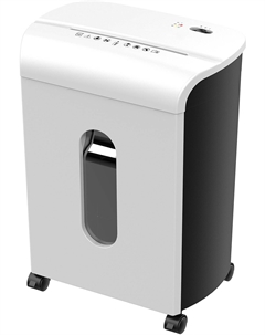 Шредер CS-SH-K4, секретность P-4, 100 см/мин., фрагменты - 4 см x 4 мм, объем 17 л, кол-во листов до 12 шт., скрепки, скобы, карты, белый (CS-SH-K4) Cactus