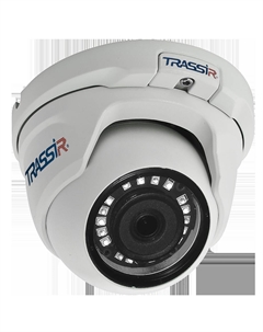 IP-камера TR-D2S5 v3 3.6 мм, уличная, купольная, 2 Мпикс, CMOS, до 1920x1080, до 25 кадров/с, ИК подсветка 25м, POE, -40 °C/+60 °C, белый (TR-D2S5 v3 3.6) Trassir