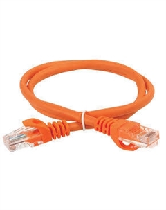 Патч-корд UTP кат.5e, 0.5 м, RJ45-RJ45, оранжевый, CU, LSZH, Optima (N.BC.UTP.5e-0.5m-8-lszh) Netko