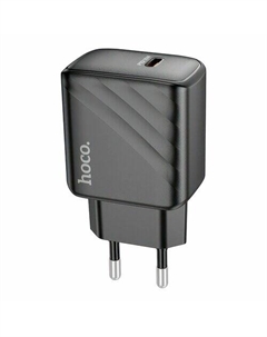 Сетевое зарядное устройство Hoco Value CS22A 30 Вт, EU, USB type-C, PD, черный (6942007609913)
