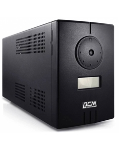 ИБП Infinity INF-3000, 3000 В·А, 1.8 кВт, EURO, розеток - 2, USB, черный (INF-3000) (без аккумуляторов) Powercom