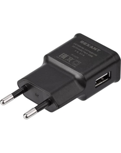 Сетевое зарядное устройство Rexant, USB, EU (16-0274)