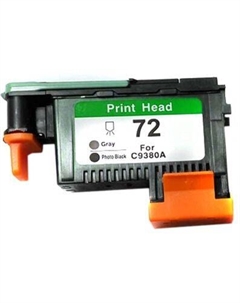 Печатающая головка NV Print No. 72, серый/черный для фото для HP Dj T610/Dj T770/Dj T790 (NV-C9380A-RE) восстановленная Nv print