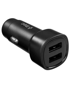 Автомобильное зарядное устройство TTEC SmartCharger, 2xUSB, 3.1А, 15.5 Вт, QC, кабель Type-C/Lightning, черный (2CKS31DS) Ttec