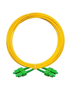 Патч-корд оптический FC-D-9-SC/APC-SC/APC-5M-LSZH, SC/APC-SC/APC, одномодовый, 9/125, OS2, двойной, 5 м, LSZH, желтый (EX297911RUS) Exegate