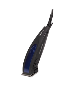 Машинка для стрижки VITEK VT-2576 BK, насадок 4, длина шнура 1.8 м, черный/синий (VT-2576BK) Vitek