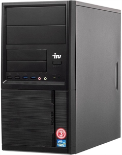 Системный блок IRU Corp 510, Intel Core i3 10105 3.7 ГГц, 8Gb RAM, 256Gb SSD, без ОС, черный (2067109) Iru