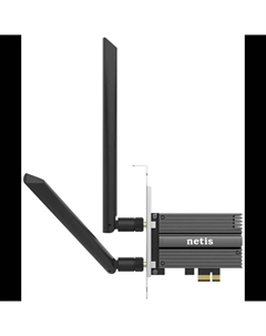 Адаптер Wi-Fi F0, 802.11a/n/ac, 2.4 / 5 ГГц, до 1.78 Гбит/с, PCI-E, внешних антенн: 2x6 дБи (F0) Netis