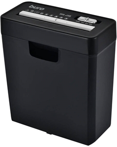 Шредер BU-S600, секретность P-1, ленты - 6 мм, объем 10 л, кол-во листов до 6 шт., карты, черный (BU-S600) Buro