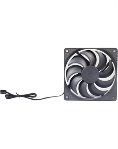 Вентилятор DFAN140PWM-1BK, 140 мм, 1500rpm, 28 дБ, 4-pin, 1шт, черный (DFAN140PWM-1BK) Digma