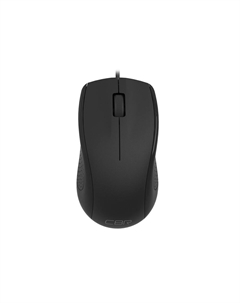 Мышь проводная CM 107, 1000dpi, оптическая светодиодная, USB, черный (CM 107 Black) Cbr
