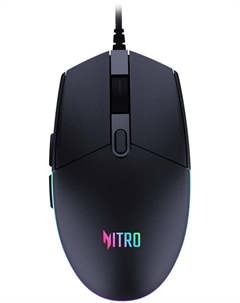 Мышь проводная Nitro OMW400, 6400dpi, оптическая светодиодная, USB, черный (ZL.MCEEE.02U) Acer