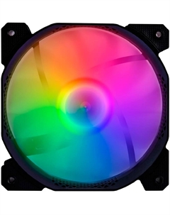 Вентилятор F1, 120 мм, 1100rpm, 23.2 дБ, 3-pin, 1шт, черный, FRGB подсветка (F1-BK-3P) 1stplayer