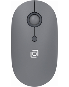 Мышь беспроводная 408MW, 1600dpi, оптическая светодиодная, USB/Радиоканал, графит (2007533) Oklick