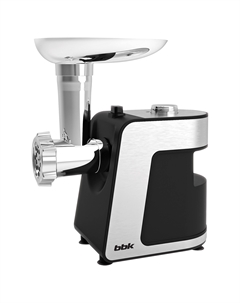 Электрическая мясорубка BBK MG2000, 2 кВт, 2 кг/мин, стальной/черный Bbk