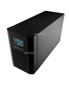 ИБП ФОРА Н1000, 1000 В·А, 1 кВт, EURO, розеток - 2, USB, черный (FF10203) (без аккумуляторов) Импульс