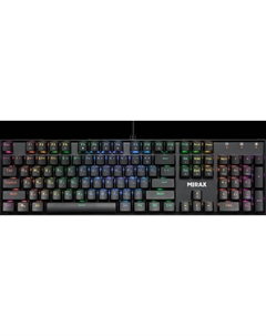 Клавиатура проводная Mirax GK-352, механическая, Outemu Blue, подсветка, USB, черный (45352) Defender