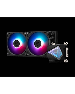 Жидкостное охлаждение MAG CORELIQUID I240 для Socket 115x/1200/1700/1851/AM5/AM4, 2x120 мм, ARGB, черный (306-7ZW7A11-C24) Msi