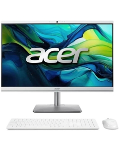 Моноблок Acer Aspire C24-195ES 23.8" 1920x1080, Intel Core Ultra 5 125U 1.3 ГГц, 16Gb RAM, 512Gb SSD, Intel Graphics, WiFi, BT, Cam, W11, серебристый, клавиатура, мышь (DQ.BM4CD.005)