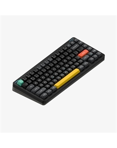 Клавиатура беспроводная Halo75 v2, механическая, Silent Red Clear-Top Switch, подсветка, Bluetooth/Радиоканал, черный (Halo75v2-OB-31) Английская раскладка!!! Nuphy