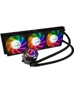 Жидкостное охлаждение Jarn 360 для Socket 115x/2066/2011/2011-3/1200/1700/1851/AM5/AM4, 300 Вт, 3x120 мм, ARGB, черный (VK_JARN-360-ARGB-BK) Valkyrie