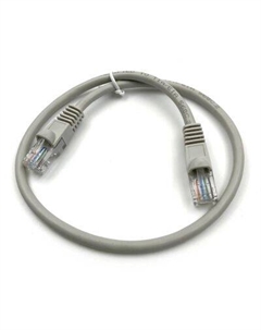 Патч-корд UTP кат.5e, 2 м, RJ45-RJ45, серый, CCA, (KP-PC-C5E-2M-G) Kingprice