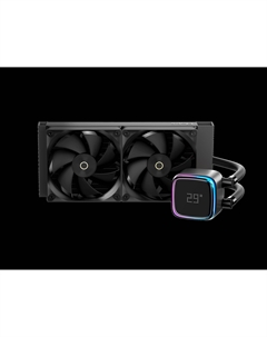 Жидкостное охлаждение Iota L24 BK для Socket 115x/1200/1700/1851/AM5/AM4, 280 Вт, 2x120 мм, ARGB, черный (Iota-L24-BK) Ocypus